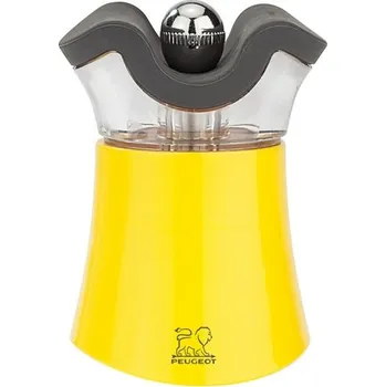 Mlýnek na koření PEUGEOT | Mlýnek na pepř + solnička, PEPS, velikost 8 cm, žlutý