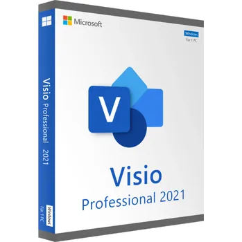 Software Microsoft Visio Professional 2021 - 1 PC, elektronicky