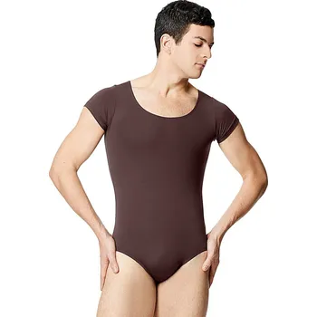 Pánské legíny Lulli,Trikot s rukávem LUB301M, kávová L