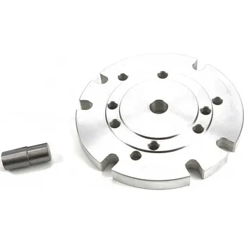 Příslušenství k frézce Příruba s upínací sadou pro otočné stoly HV4, HV6, 110 mm, 150 mm, vhodné pro sklíčidla 100 a 125 mm, DIN 6350 (TrueTech)