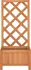 Truhlík Truhlík s treláží masivní jedlové dřevo 40 x 30 x 90 cm hnědý
