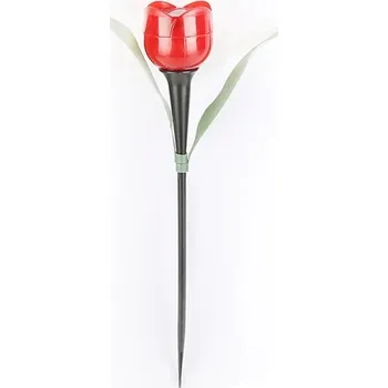Venkovní osvětlení Solární osvětlení | venkovní svítidlo, styl tulipán - Červené