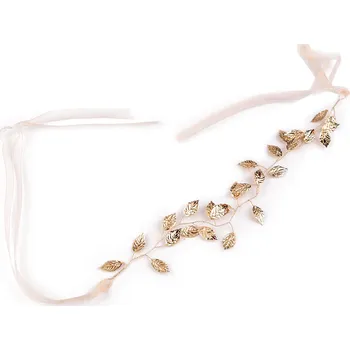 Ozdoba do vlasů Ozdoba do vlasů s listy uvazovací hand made