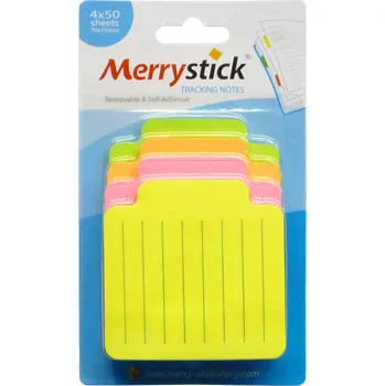 bloček samol.neon 70 x 70 4 barvy s linkami, s rozdruž., 4x50l závěs* 473250