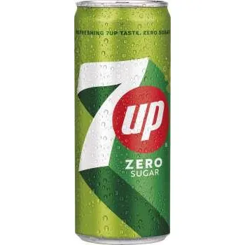Limonáda 7UP Zero Sugar - plech, 24x 0,33l