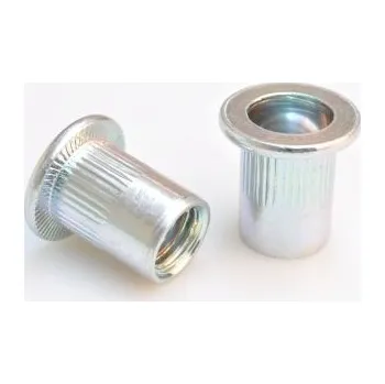 Nýt RIVET FACTORY Nýtovací matice M10x13x17 ocel, plochá hlava (r)