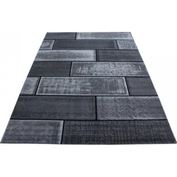 Koberec Kusový koberec Plus 8007 black - 240 x 340 cm - doprava zdarma