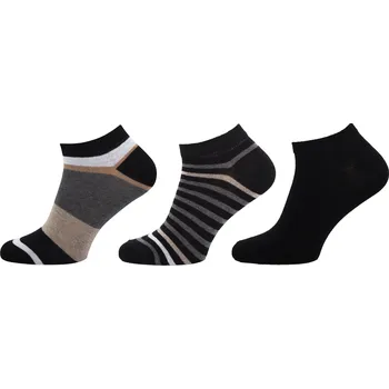 Pánské ponožky Pánské kotníkové ponožky NOVIA | KM10 - multipack 3 páry Velikost: 30-32 ( 44-47 )