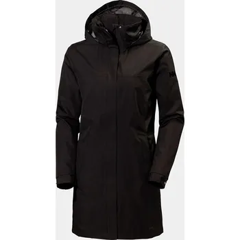 Dámská cargo bunda Dámská Přechodná bunda HELLY HANSEN W ADEN LONG COAT 62648_990 – Černá XS