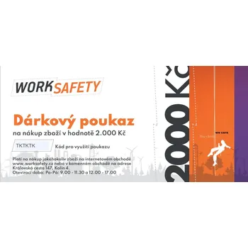 Dárkový potravinový koš worksafety.cz - Dárkový poukaz - 2000Kč