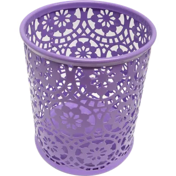 Stolní podložka Europen stojánek drátěný na tužky kulatý Europen fialový 475949