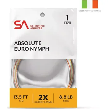 Francouzský návazec Scientific Anglers Absolute Euro Nymph Leader 30'