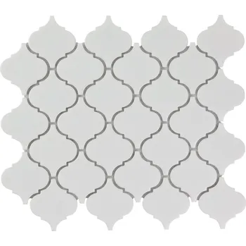 Dlažba PREMIUM MOSAIC Fin mozaiky PALG100 24,5 cm x 29,3 cm bílá 1 ks