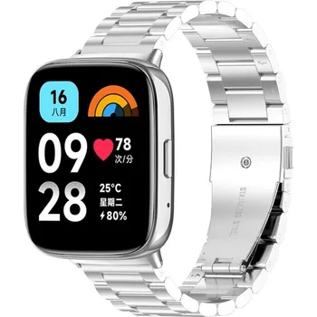 Ostatní příslušenství k chytrým hodinkám eses Kovový řemínek pro Xiaomi Redmi Watch 3 Active - Stříbrný