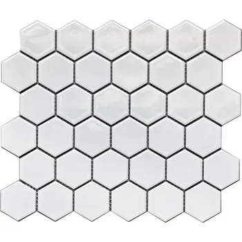 Dlažba PREMIUM MOSAIC Fin mozaiky AFH13051 28,1 cm x 32,5 cm bílá 1 ks