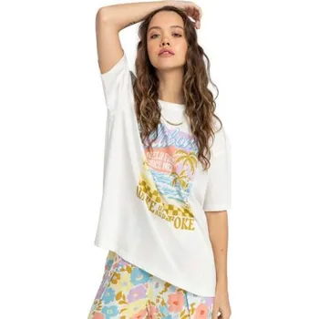 Dámské tričko TRIKO BILLABONG WAKE UP AND STOKE WMS - bílá - M + při osobním odběru 740 Kč