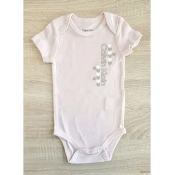 Dětská móda Calvin Klein růžové bodýčko pro holčičku, miminko růžové 0 - 3 m