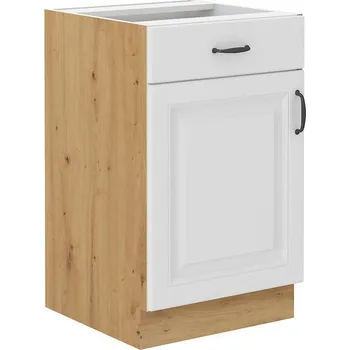 Koupelnový nábytek LEMPERT Dolní skříňka STELLA 9 (50 cm) bílý mat