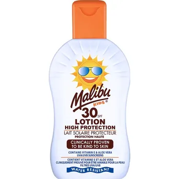 Přípravek na opalování Malibu Kids SPF30 Opalovací mléko pro děti 200 ml