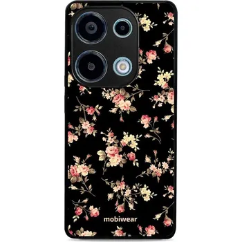 Pouzdro na mobilní telefon Lesklý kryt Mobiwear Glossy - Xiaomi Redmi Note 13 Pro 4G / Poco M6 Pro 4G - G039G - Květy na černé (Prémiové lesklé pouzdro, obal, kryt Mobiwear Glossy na mobil Xiaomi Redmi Note 13 Pro 4G / Poco M6 Pro 4G - G039G - Květy na černé, materiál Plast + TPU)