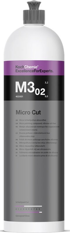 Brusná pasta, leštěnka na auto Koch Micro Cut M3.02 1000ml