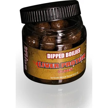 Návnadová pasta a těsto Sportcarp Boilies v Dipu Dipped 200ml 18mm oliheň