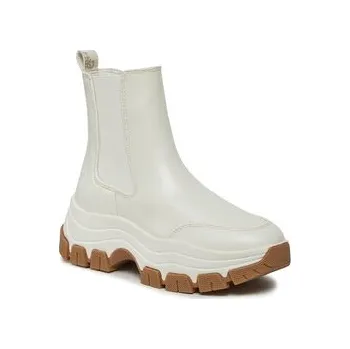 Dámské kozačky Polokozačky Guess FL8BEO ELE12 Écru 41