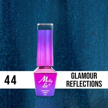 Lak na nehty 44. MOLLY LAC gél lak - Glamour Reflections 5ML
