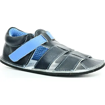 Dívčí sandály EF Barefoot Ef Navy Blue barefoot sandály Velikost boty (EU): 25, Vnitřní délka boty: 164, Vnitřní šířka boty: 70
