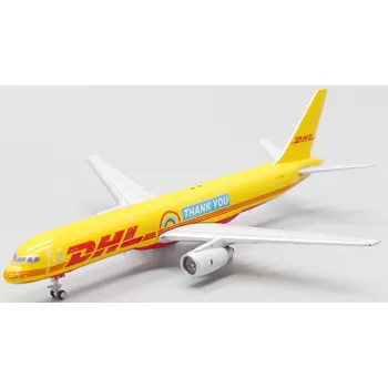 Plastikový model JC Wings - Boeing B757-236, DHL Air "Thank you (NHS Rainbow)", Velká Británie, 1/400