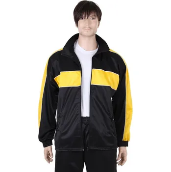 MERCO Sportovní bunda TJ-2 - černá/žlutá - S