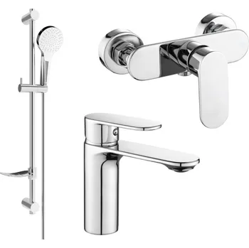 Vodovodní baterie Sprchový set Mexen Milo DF05, chrom - 71304DF05-00