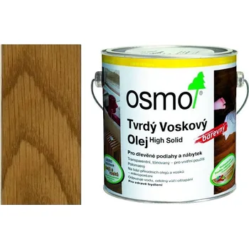 barva a nátěr na dřevo Osmo - tvrdý voskový olej barevný, jantar 3072 - 125 ml