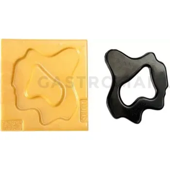 Čokoládová tyčinka Silikonová forma na cukrovou hmotu nebo čokoládu ve tvaru sázeného vajíčka - 125x10x135 mm | SILIKOMART, SugarFlex Gold