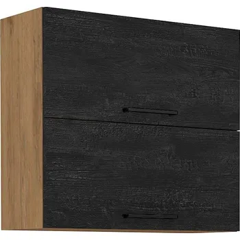 Kuchyňská skříňka LEMPERT Horní skříňka VIKTORIE Dark 16 (80 / 72 cm)