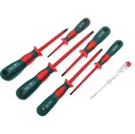 Elektrikářské šroubováky izolované 1000V, ploché a křížové, 7 kusů - JONNESWAY DV13PP07S