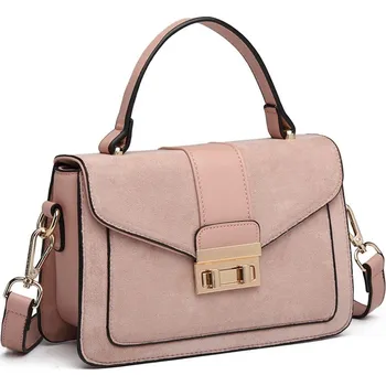 Kabelka Světle růžová stylová menší dámská kabelka Geraldine