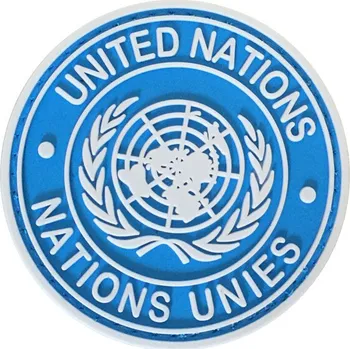 Nášivka WARAGOD United Nation PVC nášivka, modrá