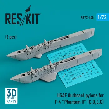 Plastikový model Reskit 1/72 USAF Outboard pylons F-4 'Phantom II' C,D,E,G