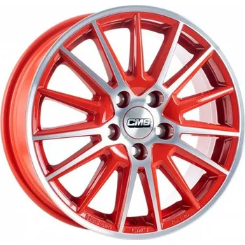 Alu kolo CMS C23 Diamond Red Gloss 6x15 5x100 ET45 54,1