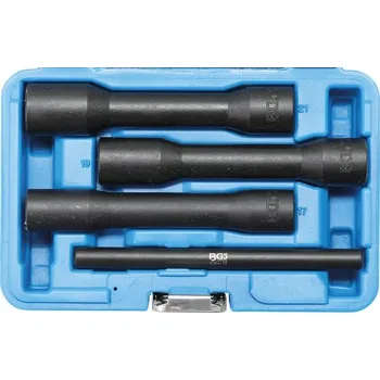 Gola hlavice Hlavice na poškozené šrouby 1/2" 17-21 mm, extra dlouhé 150 mm, sada 3 ks - BGS 5264