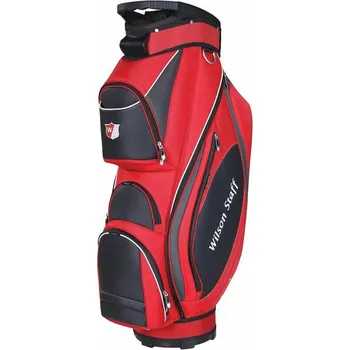 Golfový bag Bag na golf WILSON STAFF PRESTIGE CART BAG RED WGB4810RD