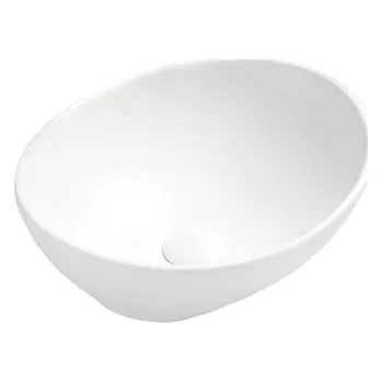 Mexen Elza umyvadlo na desku 40 x 33 cm, matná bílá - 21014001