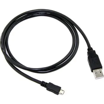 Datový kabel Kabel C-TECH USB 2.0 AM/Micro, 1m, černý
