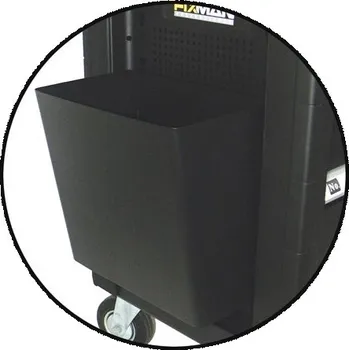 Odpadkový koš Závěsný odpadkový koš k dílenskému vozíku, 300 x 200 x 300 mm - Fixman