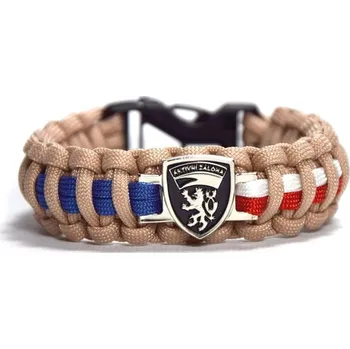 Náramek Cordell Paracord náramek Aktivní záloha AČR - Velikost M, Barva Kojot hnědá