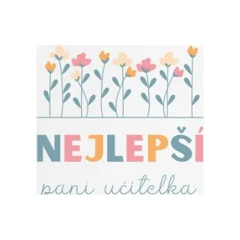 Hrnek espresso (Lungo) s potiskem Nejlepší paní učitelka - květiny