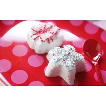 Kuchyňská sůl Forma na cukrovinky a dezerty - 4x 68 ml, 74x34 mm - HSF01 HAPPY XMAS, Vánoce | SILIKOMART, Celebration