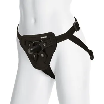 Připínací penis Doc Johnson Vac-U-Lock Platinum Luxe Harness Black