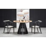 HALMAR Jídelní stůl MIYAKI přírodní dub / černá